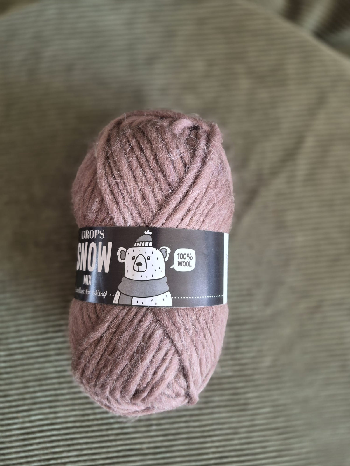 Wol van Drops Snow Unicolor