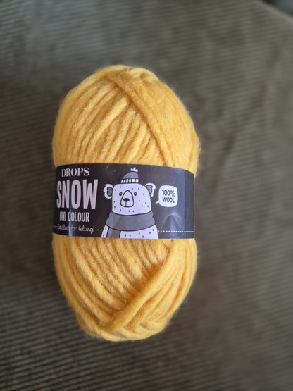 Wol van Drops Snow Unicolor