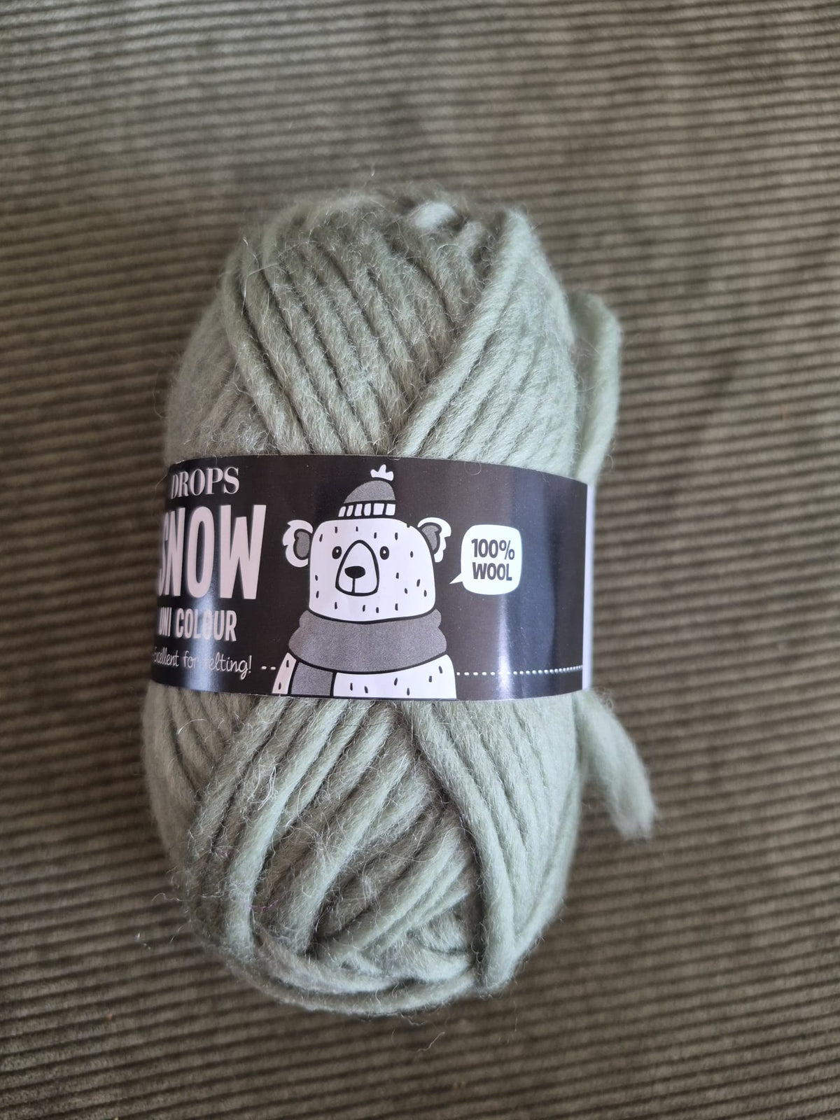 Wol van Drops Snow Unicolor
