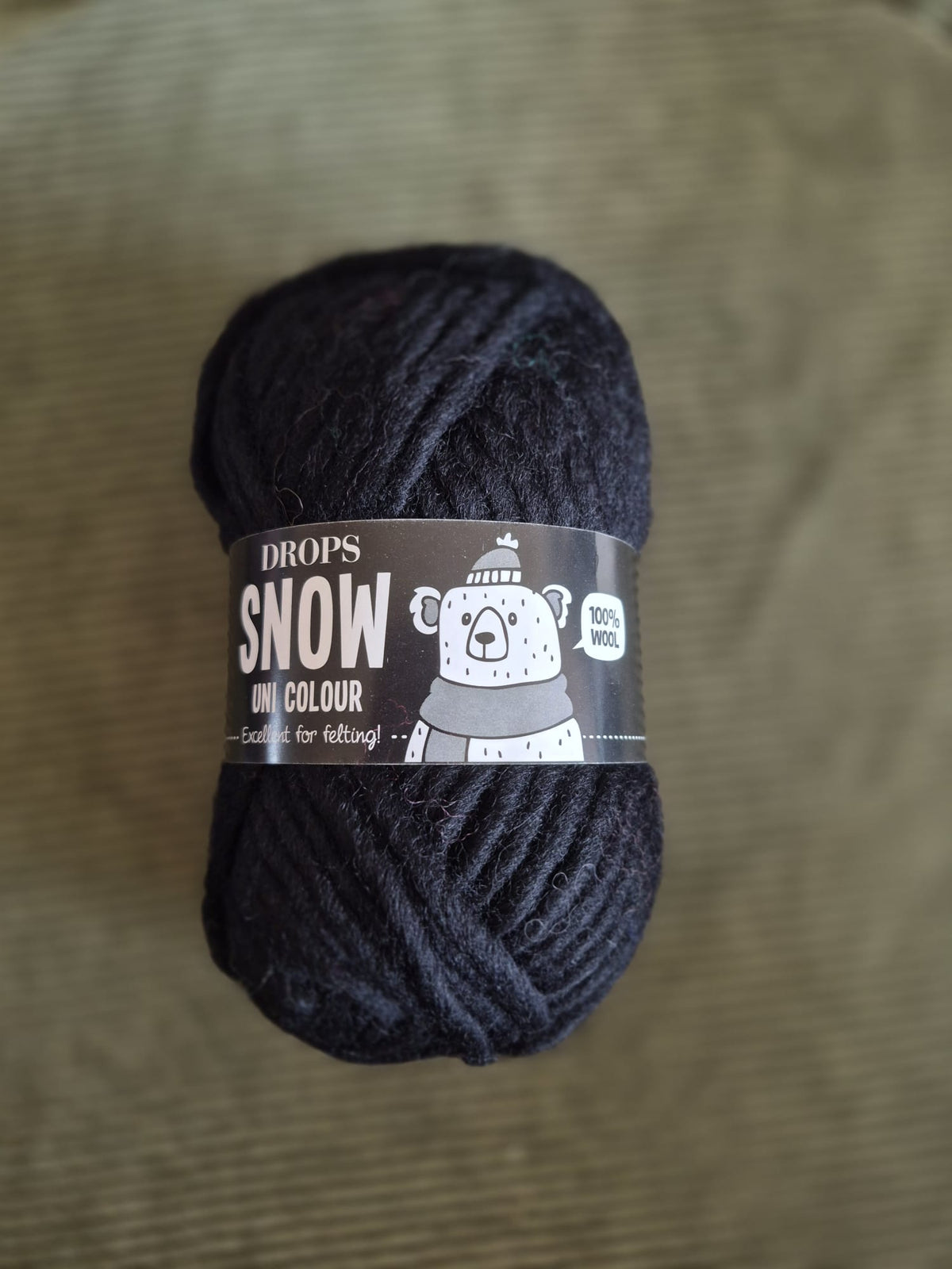 Wol van Drops Snow Unicolor
