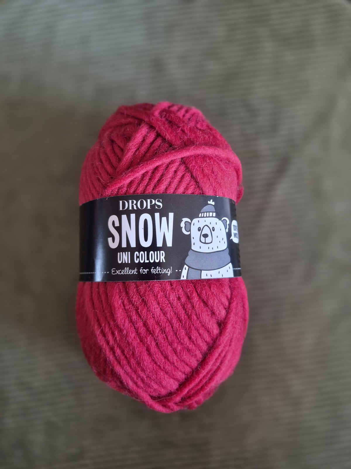 Wol van Drops Snow Unicolor