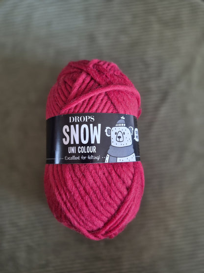 Wol van Drops Snow Unicolor