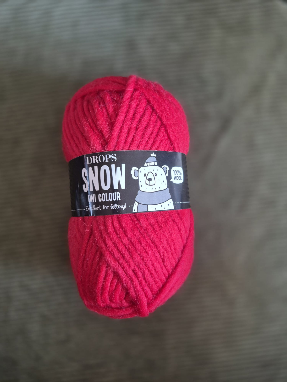 Wol van Drops Snow Unicolor