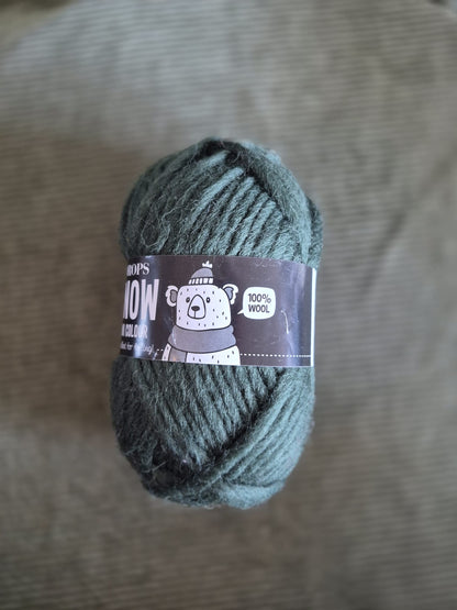 Wol van Drops Snow Unicolor