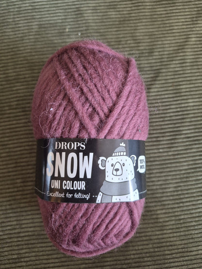 Wol van Drops Snow Unicolor