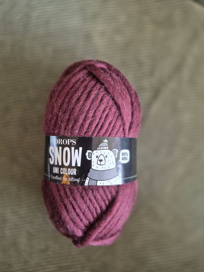Wol van Drops Snow Unicolor