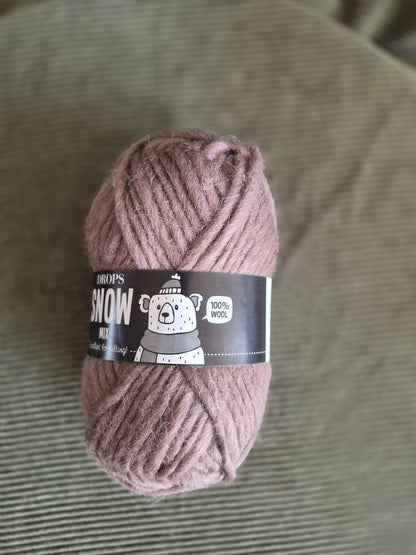Wol van Drops Snow Unicolor