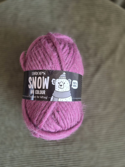 Wol van Drops Snow Unicolor
