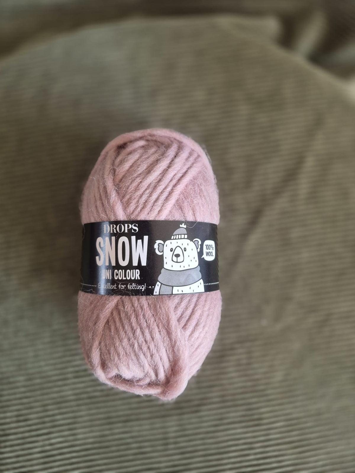 Wol van Drops Snow Unicolor