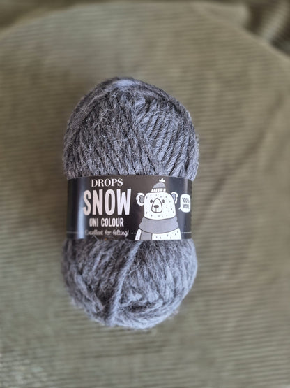 Wol van Drops Snow Unicolor