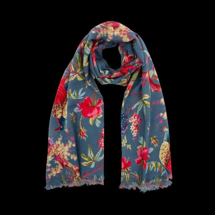 Shawl Laguna Blauw