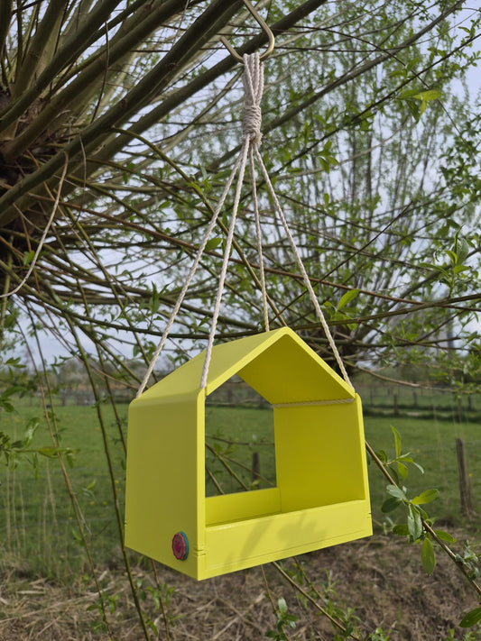 Voederhuisje Pastelgeel