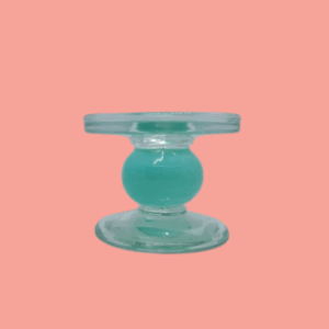Kaarsenstandaard Glas Turquoise